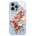 iPhone 13 Pro Hybrid-deksel med blomsterbukett