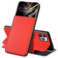 iPhone 13 Pro Front Smart View Flip-deksel - Rød
