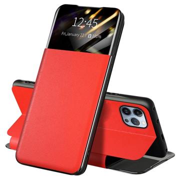 iPhone 13 Pro Front Smart View Flip-deksel - Rød
