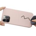 iPhone 13 Pro Max Liquid Silikondeksel - MagSafe-kompatibel - Rosa