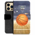 iPhone 13 Pro Max Premium Lommebok-deksel - Basketball