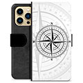 iPhone 13 Pro Max Premium Lommebok-deksel - Kompass