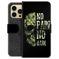 iPhone 13 Pro Max Premium Lommebok-deksel - No Pain, No Gain