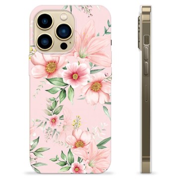 iPhone 13 Pro Max TPU-deksel - Akvarell Blomster