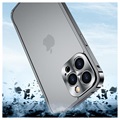 iPhone 13 Pro Metall Bumper med Plastbakside - Sort