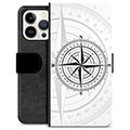 iPhone 13 Pro Premium Lommebok-deksel - Kompass