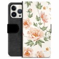 iPhone 13 Pro Premium Lommebok-deksel - Floral