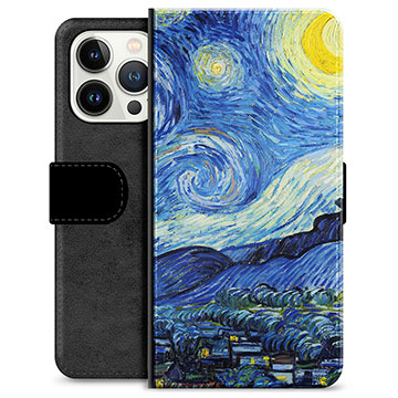 iPhone 13 Pro Premium Lommebok-deksel - Nattehimmel