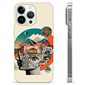iPhone 13 Pro TPU-deksel - Abstrakt Collage