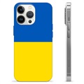 iPhone 13 Pro TPU-deksel Ukrainsk flagg - Gul og lyseblå