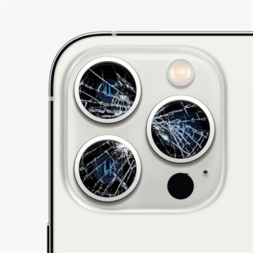 Reparasjon av iPhone 13 Pro Max Kamera Linse Glass - Hvit