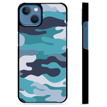 iPhone 13 Beskyttelsesdeksel - Blå Kamuflasje