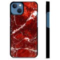 iPhone 13 Beskyttelsesdeksel - Rød Marmor