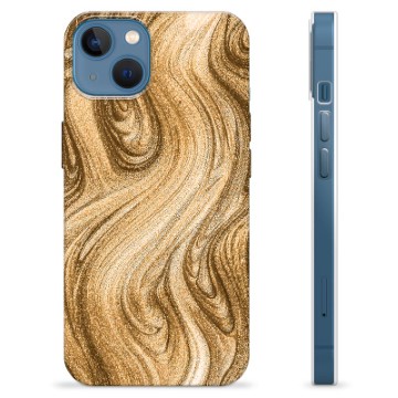 iPhone 13 TPU-deksel - Gylden Sand