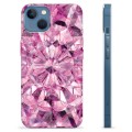 iPhone 13 TPU-deksel - Rosa Krystall