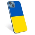 iPhone 13 TPU-deksel Ukrainsk flagg - Gul og lyseblå