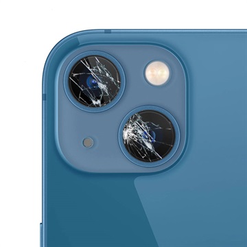 Reparasjon av iPhone 13 mini Kamera Linse Glass - Blå