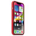 iPhone 14 Apple Silikondeksel med MagSafe MPRW3ZM/A (Åpen Emballasje - Utmerket) - Rød
