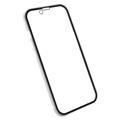 iPhone 14 Magnetisk Deksel med Herdet Glass - Sølv