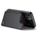 iPhone 14 Plus Caseme C22 etui RFID-kortlommebok - Svart