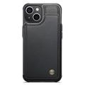 iPhone 14 Plus Caseme C22 etui RFID-kortlommebok - Svart