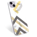 iPhone 14 Plus TPU-deksel - Abstrakt Marmor