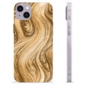 iPhone 14 Plus TPU-deksel - Gylden Sand