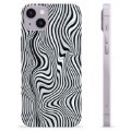 iPhone 14 Plus TPU-deksel - Fascinerende Zebra