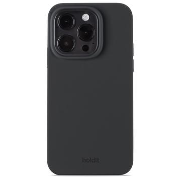 iPhone 14 Pro Holdit Silikondeksel - svart