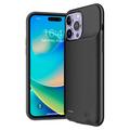 iPhone 14 Pro Max Backup Ladedeksel - 8500mAh - Svart