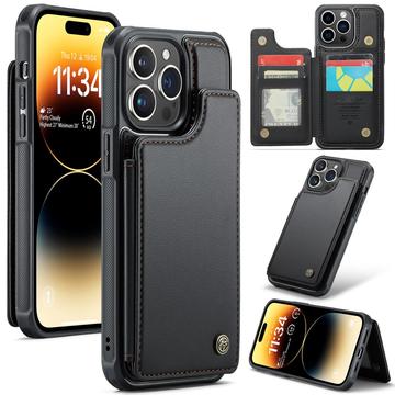 iPhone 14 Pro Max Caseme C22 etui RFID-kortlommebok - Svart