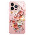 iPhone 14 Pro Max Hybrid-deksel med blomsterbukett