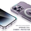 iPhone 14 Pro Max Hybrid-deksel - MagSafe-kompatibel - Gjennomsiktig