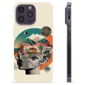 iPhone 14 Pro Max TPU-deksel - Abstrakt Collage