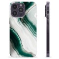 iPhone 14 Pro Max TPU-deksel - Smaragdmarmor