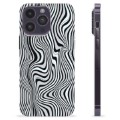 iPhone 14 Pro Max TPU-deksel - Fascinerende Zebra