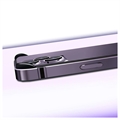 iPhone 14 Pro Metall Bumper med Forhøyede Kanter - Lilla
