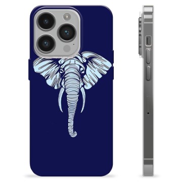 iPhone 14 Pro TPU-deksel - Elefant