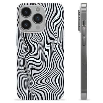 iPhone 14 Pro TPU-deksel - Fascinerende Zebra