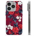 iPhone 14 Pro TPU-deksel - Vintage Blomster