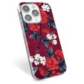 iPhone 14 Pro TPU-deksel - Vintage Blomster