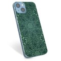 iPhone 14 TPU-deksel - Grønn Mandala