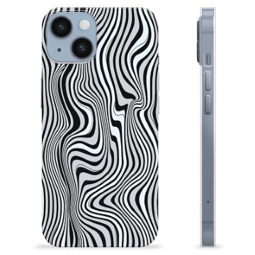 iPhone 14 TPU-deksel - Fascinerende Zebra