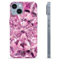 iPhone 14 TPU-deksel - Rosa Krystall