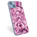 iPhone 14 TPU-deksel - Rosa Krystall