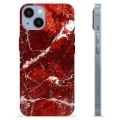iPhone 14 TPU-deksel - Rød Marmor