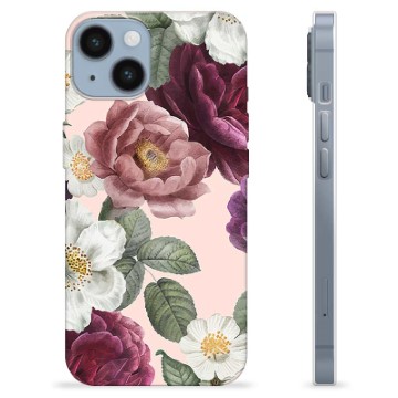 iPhone 14 TPU-deksel - Romantiske Blomster