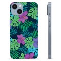 iPhone 14 TPU-deksel - Tropiske Blomster