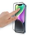 iPhone 15 Mocolo Full Dekning Skjermbeskytter - 9H - Svart Kant
