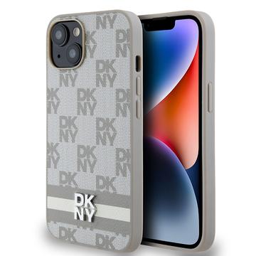 iPhone 15 DKNY Checkered Pattern and Stripe Deksel
